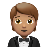 Personne En Smoking: Peau Légèrement Mate pour Apple iOS 26.4