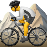 Person Mountain Biking for Apple iOS 26.4