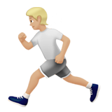 Personne Qui Court: Peau Moyennement Claire pour Apple iOS 26.4