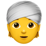 Pessoa Com Turbante para Apple iOS 26.4