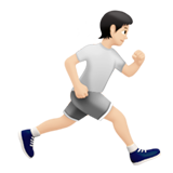 Orang yang Berlari Menghadap ke Kanan: Warna Kulit Cerah untuk Apple iOS 26.4