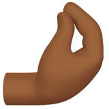 Jari terkuncup: warna kulit gelap-sedang untuk Apple iOS 26.4