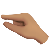 Mano Pellizcando: Tono De Piel Medio para Apple iOS 26.4