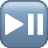 Knap til afspilning og pause for Apple iOS 26.4