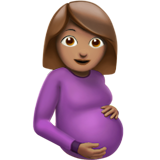 Femme Enceinte: Peau Légèrement Mate pour Apple iOS 26.4