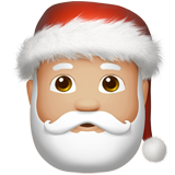 Papai Noel: Pele Morena Clara para Apple iOS 26.4