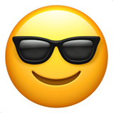 Smiling Face with Sunglasses for Apple iOS 26.4
