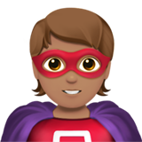 Siêu anh hùng: màu da trung bình cho Apple iOS 26.4