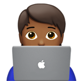 Informaticien (Tous Genres): Peau Mate pour Apple iOS 26.4