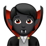 Vampir: warna kulit gelap untuk Apple iOS 26.4