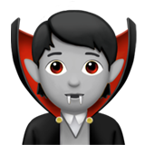 Vampire: Peau Moyennement Claire pour Apple iOS 26.4