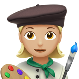 第女艺术家: 中等-浅肤色号为第Apple iOS 26.4号