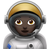 Astronauta Mulher: Pele Escura para Apple iOS 26.4