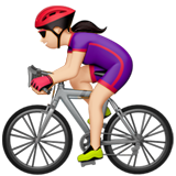 Mulher Ciclista: Pele Clara para Apple iOS 26.4