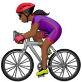 Mulher Ciclista: Pele Morena Escura para Apple iOS 26.4