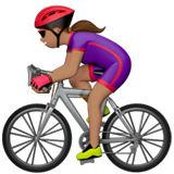 Mulher Ciclista: Pele Morena para Apple iOS 26.4