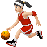Mulher Jogando Basquete: Pele Clara para Apple iOS 26.4