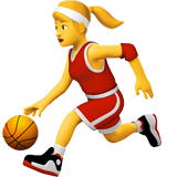 Mulher Jogando Basquete para Apple iOS 26.4