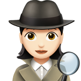 Detective Mujer: Tono De Piel Claro para Apple iOS 26.4