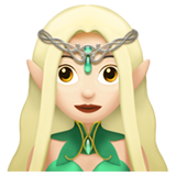 Elfe Femme: Peau Claire pour Apple iOS 26.4