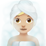 Femme Au Hammam: Peau Moyennement Claire pour Apple iOS 26.4