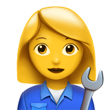 Woman Mechanic for Apple iOS 26.4