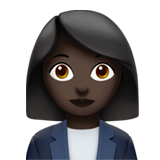 Femeie de birou: Culoarea pielii închisă pentru Apple iOS 26.4