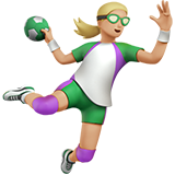 Handballeuse: Peau Moyennement Claire pour Apple iOS 26.4