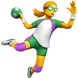 لاعبة كرة يد لـ Apple iOS 26.4