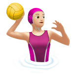 Joueuse De Water-Polo: Peau Claire pour Apple iOS 26.4