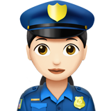 Policial Mulher: Pele Clara para Apple iOS 26.4