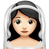 Noiva Com Véu: Pele Clara para Apple iOS 26.4