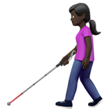 Mulher Com Bengala Para Cego: Pele Escura para Apple iOS 26.4