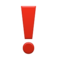 Ponto De Exclamação Vermelho