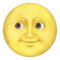 Rosto Da Lua Cheia