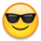 Rosto Sorridente Com Óculos Escuros