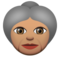Yaşlı kadın: Orta Ten Rengi