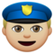 Polis memuru: Orta Açık Ten Rengi