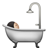 Banyo yapan kişi: Açık Ten Rengi