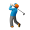 Golf oynayan kişi