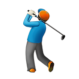Golf oynayan kişi Golf oynayan kişi