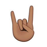 Boynuz işareti: Orta Ten Rengi Boynuz işareti: Orta Ten Rengi