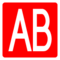 Tlačítko AB (Krevní skupina)