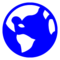 Globus zobrazující Asii a Austrálii
