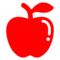Červené jablko