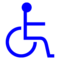 Symbol invalidního vozíku