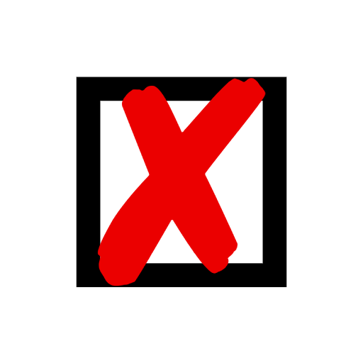 Ballot Box with X Ballot Box with X
