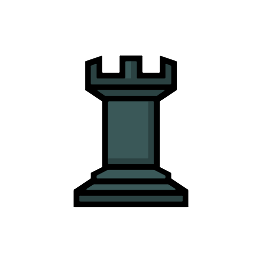 Black Chess Rook Black Chess Rook