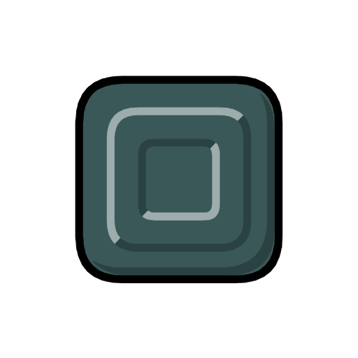 Black Square Button Black Square Button