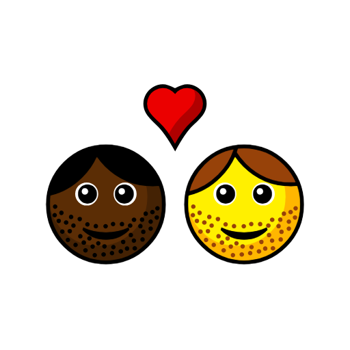 Couple With Heart - Man: Dark Skin Tone, Man: No Skin Tone Couple With Heart - Man: Dark Skin Tone, Man: No Skin Tone
